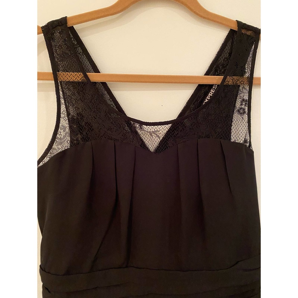 Express black mini formal dress